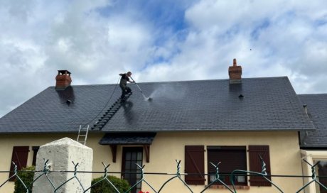 Nettoyage de toiture à Harfleur